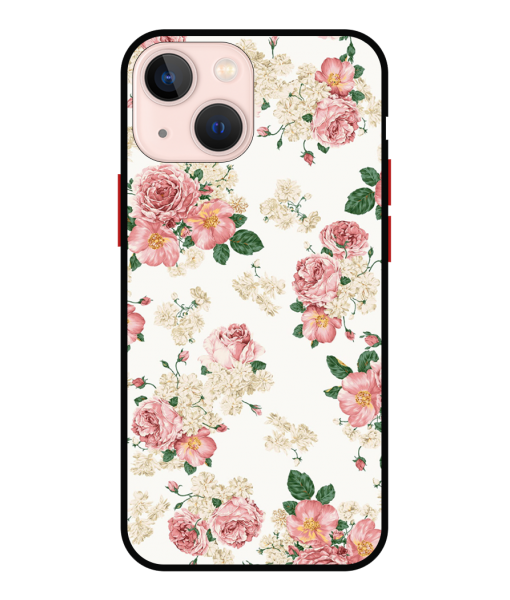 Husa IPhone 14, Protectie AntiShock, Flowers